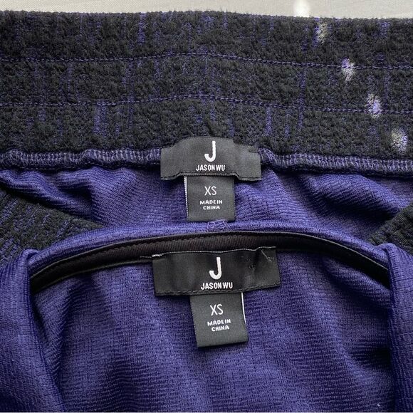 Jason Wu Midnight Plaid Knit Hoodie and Pants Set Size Extra Small - Picture 14 of 15